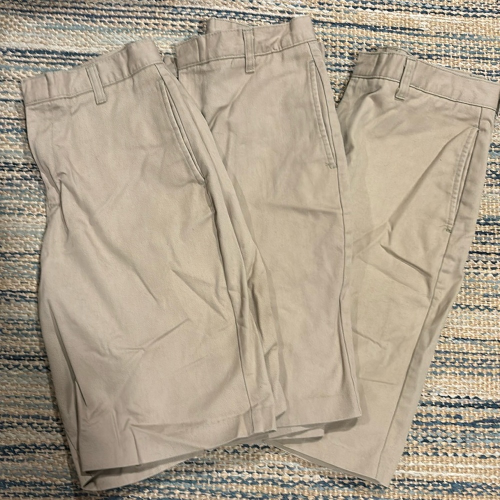 Bundle of 3 boys flynnohara uniform shorts khaki shorts size 29 prep and 30 prep